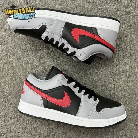 Jordan 1 Low Cement Grey Fire Red FZ4183-002 Unisex