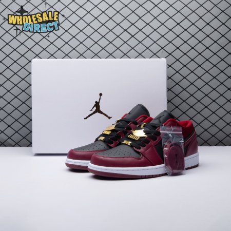 Jordan 1 Low Dark Beetroot Black DB6491-600 Unisex