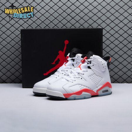 Jordan 6 Retro Infrared White 384664-123 Men's