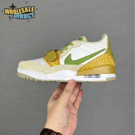 Jordan Legacy 312 Low Golden Moss Alligator DX9260-001 Unisex