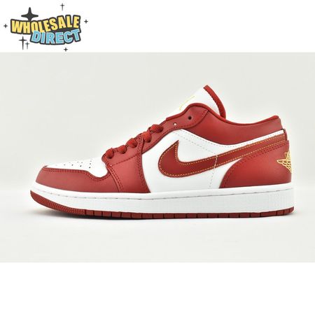 Jordan 1 Low Cardinal Red 553558-607 Unisex