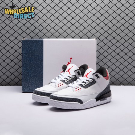 Air Jordan 3 Retro Denim SE 'Fire Red' Men's