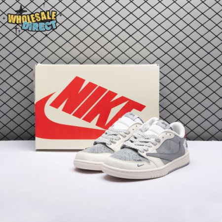 Travis Scott x Fragment Design x Jordan Air Jordan 1 Low OG SP SJ2068-130 Unisex