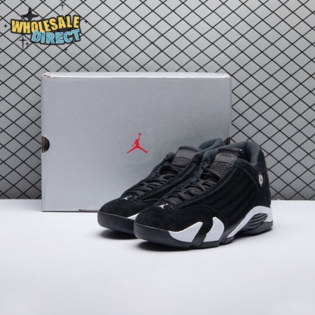 Jordan 14 Retro Black White 487471-016 Men's