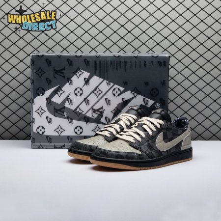 Jordan 1 Low x VL Grey and Black DZ2505-001 Men's