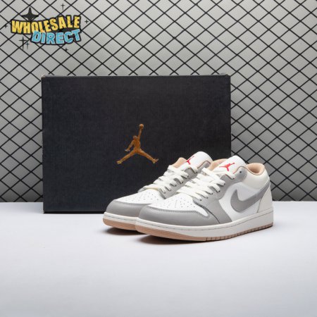 Jordan 1 Low Sail College Grey Rattan 553558-169 Unisex