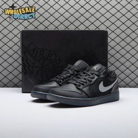 Jordan 1 Low Black White Dark Smoke Grey HV5968-001 Unisex