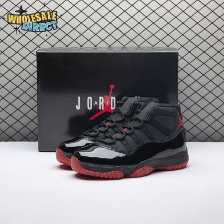 Air Jordan 11 Black Red 378037-326 Men's