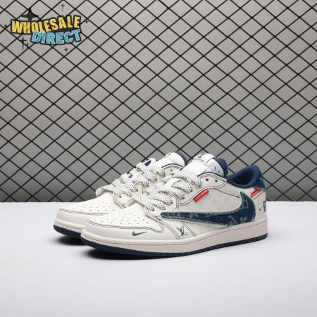 Travis Scott x VL x Jordan 1 Low CX5050-Y16 Unisex