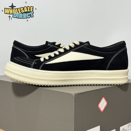 Rick Owens Vans Low-Top Chamois Leather Black