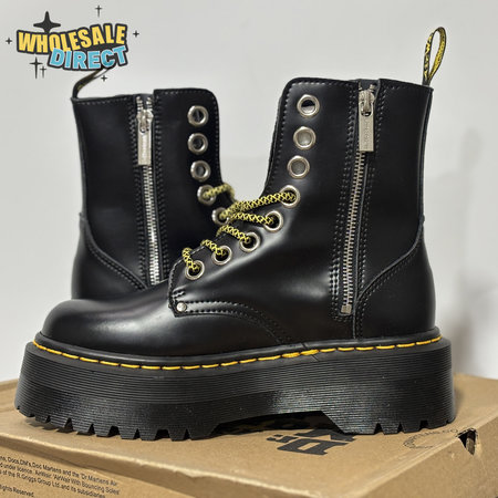 Dr.Martens Jadon Platform Boot Black Smooth Leather