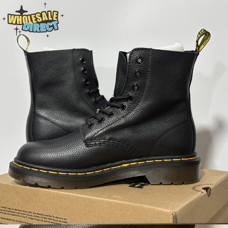 Dr.Martens Jadon Pebbled Leather Boot Black