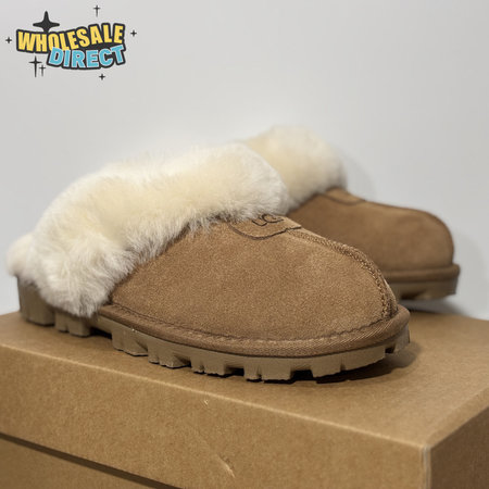 UGG Flat Sole Slippers Chestnut