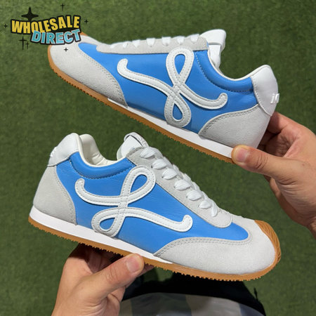 LOEWE Flow Runner Light Gray and Moon Blue