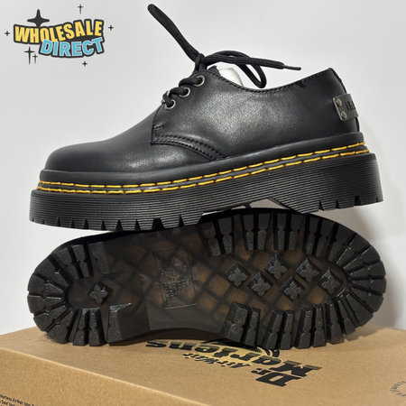 Dr.Martens Black Platform Lace-up Shoes