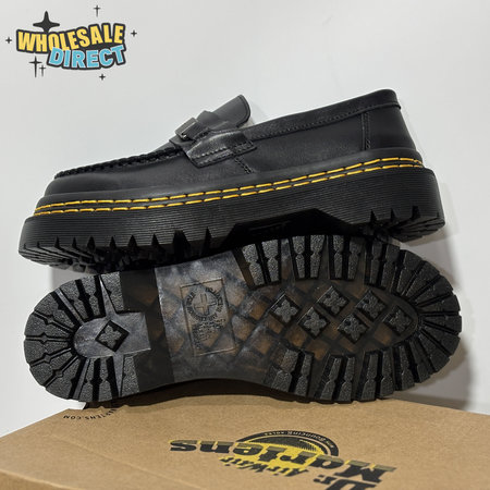 Dr.Martens Black Platform Loafers