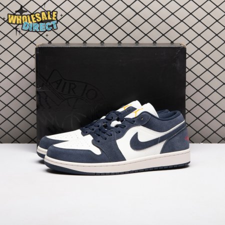 Jordan 1 Low SE Obsidian Suede IO7448-400 Unisex