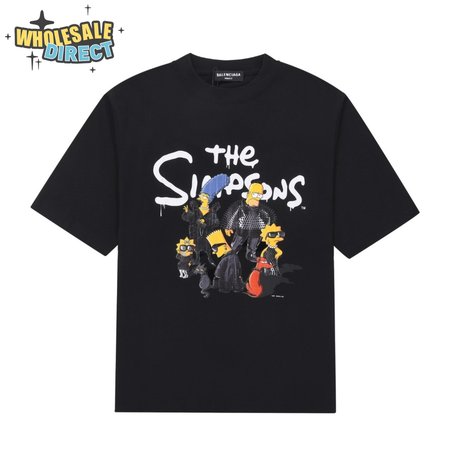 Balenciaga The Simpsons T-Shirt (B50) Black
