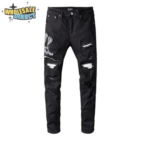 Amiri Cobra Jeans Black
