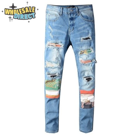 Amiri Design Jeans Blue