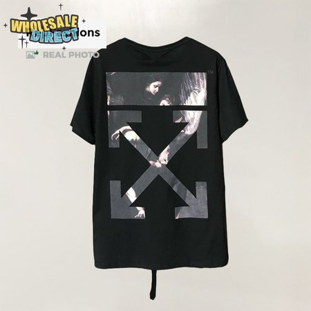 Off White Caravaggio Diag Arrow Tee
