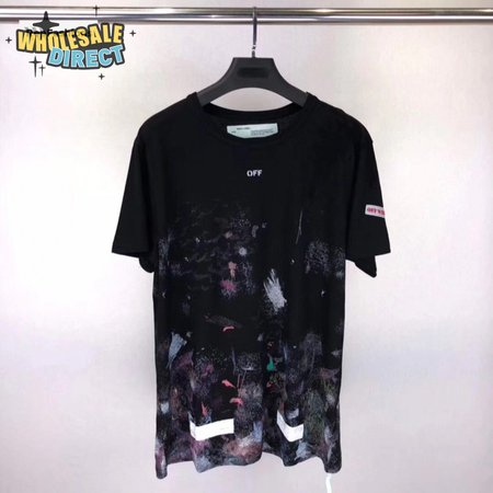 Off White Galaxy Brushed Tee