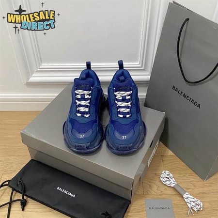 BALENCIAGA MEN'S TRIPLE S SNEAKER CLEAR SOLE - BB198