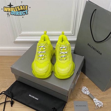 BALENCIAGA MEN'S TRIPLE S SNEAKER CLEAR SOLE - BB185