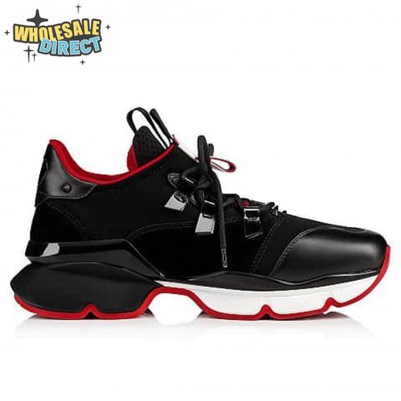 CHRISTIAN LOUBOUTIN RED- RUNNER SNEAKER - CL58