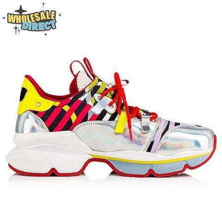 CHRISTIAN LOUBOUTIN RED- RUNNER SNEAKER - CL56