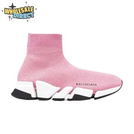 BALENCIAGA SPEED 2.0 SNEAKER IN PINK- BB146