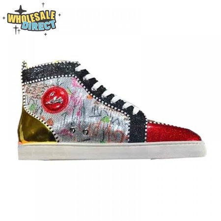 CHRISTIAN LOUBOUTIN HIGH TOP SNEAKER - CL135