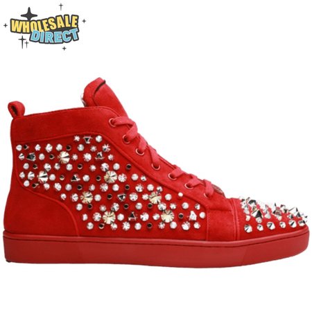 CHRISTIAN LOUBOUTIN HIGH TOP SNEAKER - CL6