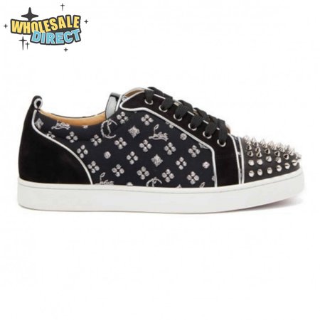 CHRISTIAN LOUBOUTIN LOUIS JUNIOR SPIKES ORLATO MEN'S FLAT - CL67