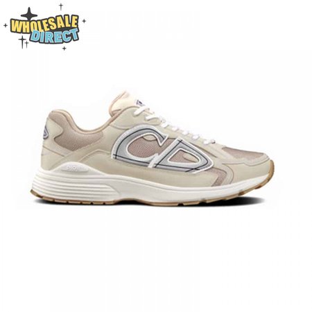 DIOR B30 SNEAKERS CREAM MESH AND TECHNICAL FABRIC - CD89