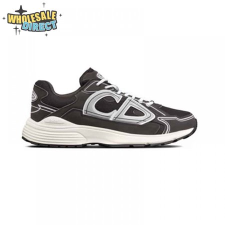 DIOR B30 SNEAKERS BLACK MESH AND TECHNICAL FABRIC - CD88