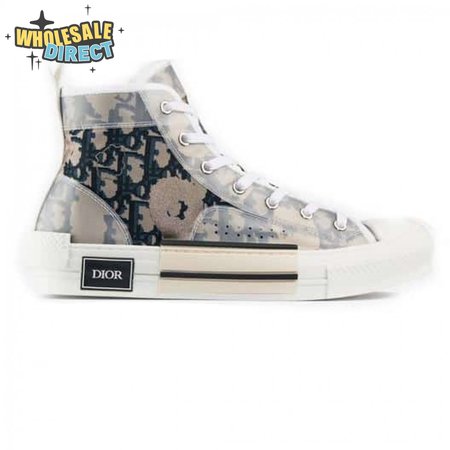 DIOR "B23" HIGH-TOP SAFARI DIOR OBLIQUE SNEAKER - CD16