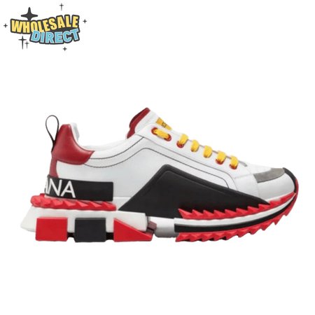 DOLCE & GABBANA SUPER KING MULTICOLOR SNEAKERS - DG39