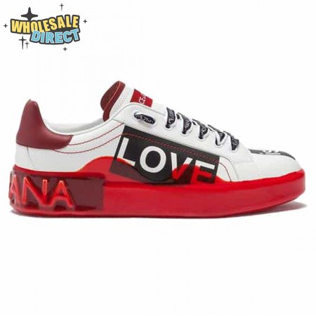 DOLCE & GABBANA PORTOFINO MELT SNEAKERS IN PRINTED NAPPA CALFSKIN - DG16