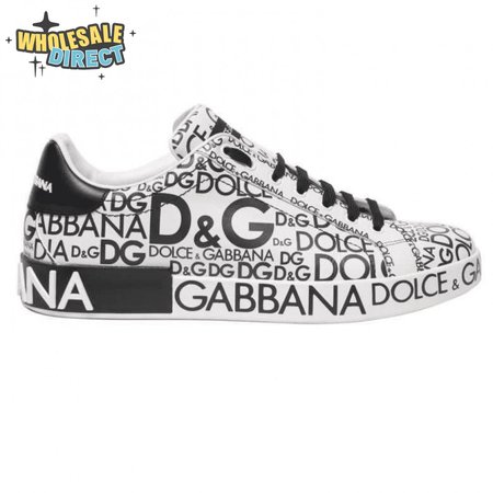 DOLCE & GABBANA LOGO PRINT SNEAKERS - DG13