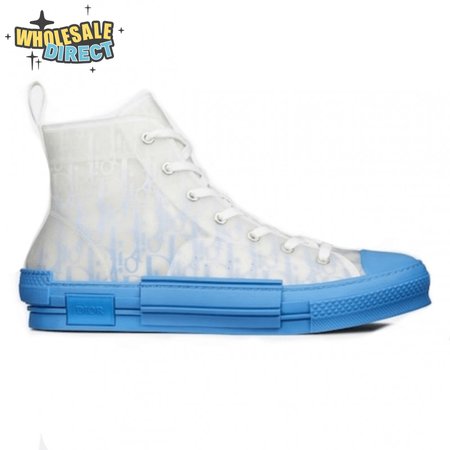 B23 HIGH-TOP SNEAKER WITH GRADIENT BLUE DIOR OBLIQUE CANVAS