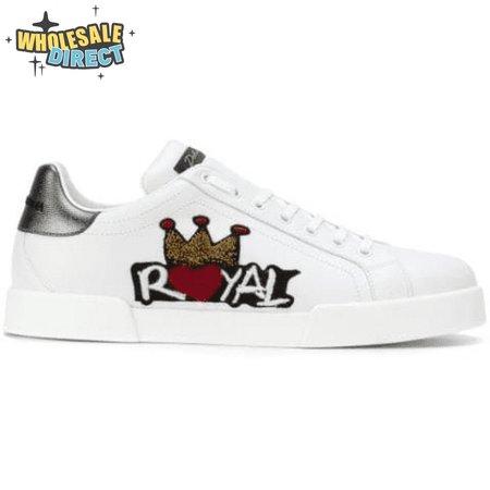 DOLCE & GABBANA ROYAL PATCH SNEAKERS - DG4