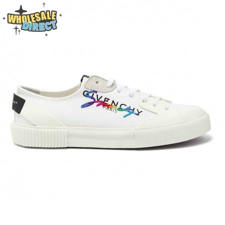 GIVENCHY TENNIS LOGO-EMBROIDERED SNEAKER - GVC39