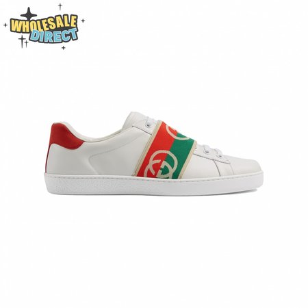 GUCCI MEN'S ACE SNEAKERS WITH ELASTIC WEB - GC213