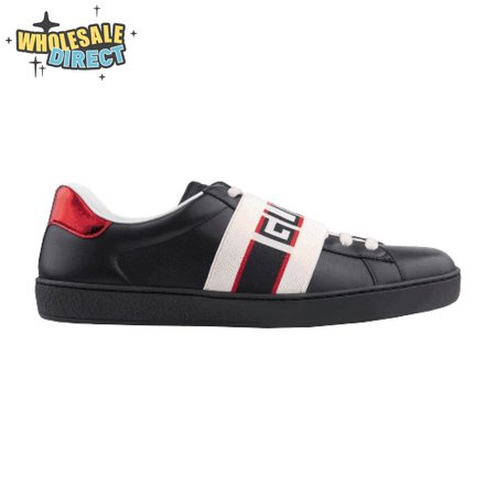 GUCCI STRIPE LEATHER SNEAKER - GC4