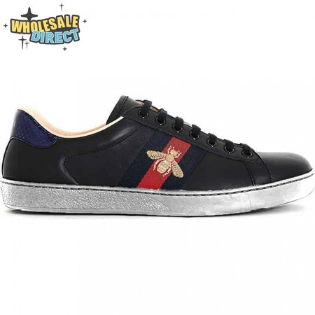 GUCCI ACE EMBROIDERED BEE SNEAKER - GC37