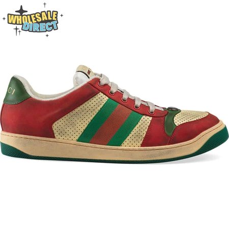 GUCCI SCREENER LEATHER SNEAKER - GC52