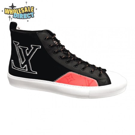 tattoo high top black sneaker - 77